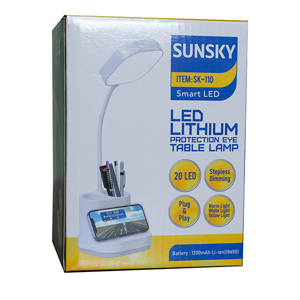 چراغ مطالعه شارژی سان اسکای مدل SK-110