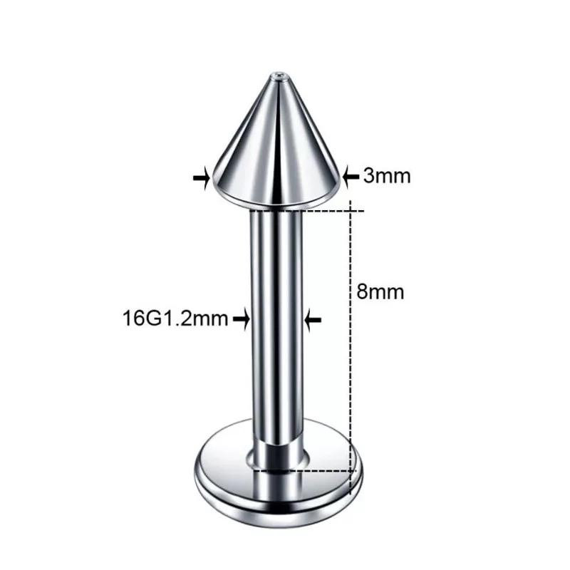 پیرسینگ لب زنانه پایتخت مدل PS804 پیرسینگ لب زنانه پایتخت مدل PS804