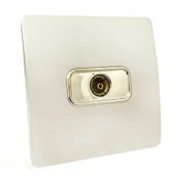 پریز آنتن صنایع آسیا الکتریک مدل کریستال بسته 5 عددی