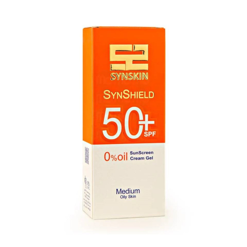 کرم ضد آفتاب رنگی صورت و گردن ساین اسکین، SPF 50، مدل Syn Shield، ‌مناسب انواع پوست و پوست‌های چرب با حجم 50 میلی‌لیتر،محافظت‌کننده در برابر اشعه‌های UVA و UVB،مجموعه 2 عددی