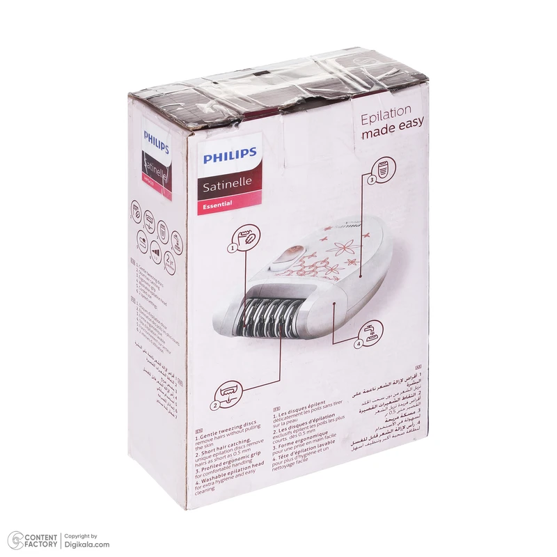 عکس شماره 12 : اپیلاتور فیلیپس مدل hp6420