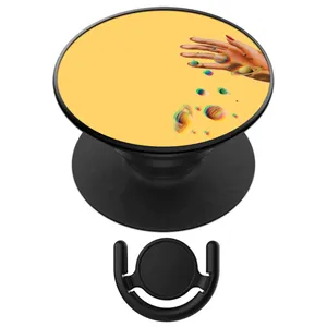 پایه نگهدارنده گوشی موبایل پاپ  سوکت آکام مدل APSC002189 به همراه پاپ کلیپ