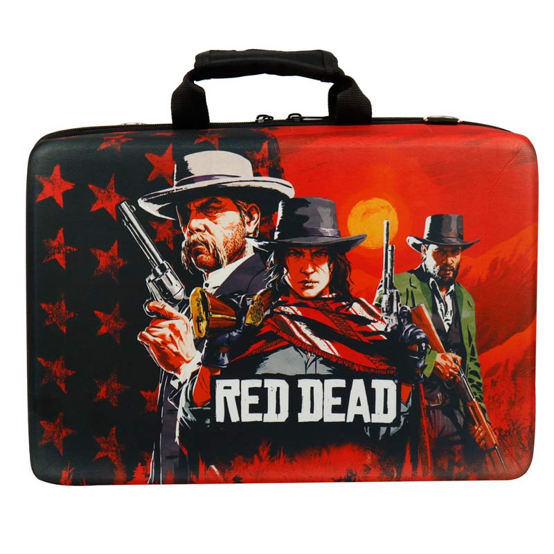 کیف حمل کنسول بازی پلی استیشن 5 مدل Red Dead Redemption