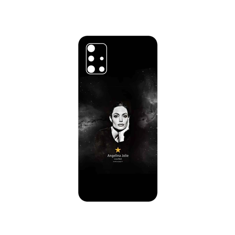 برچسب پوششی ماهوت مدل Angelina Jolie مناسب برای گوشی موبایل سامسونگ Galaxy A51
