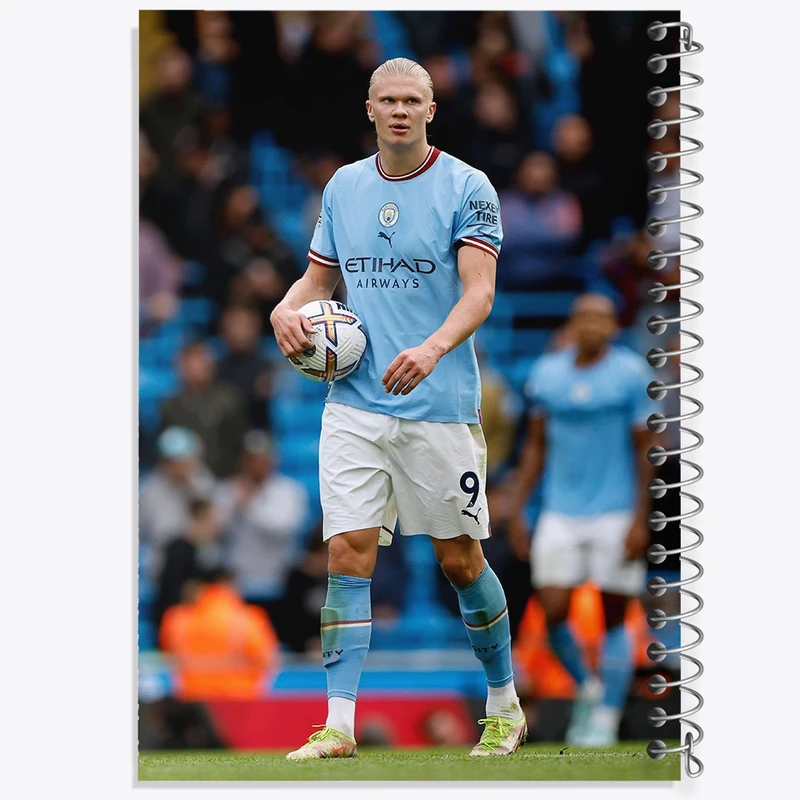 دفتر ژورنال نویسی 50 برگ خندالو مدل نقطه ای طرح ارلینگ هالند (Erling Haaland) کد 36380