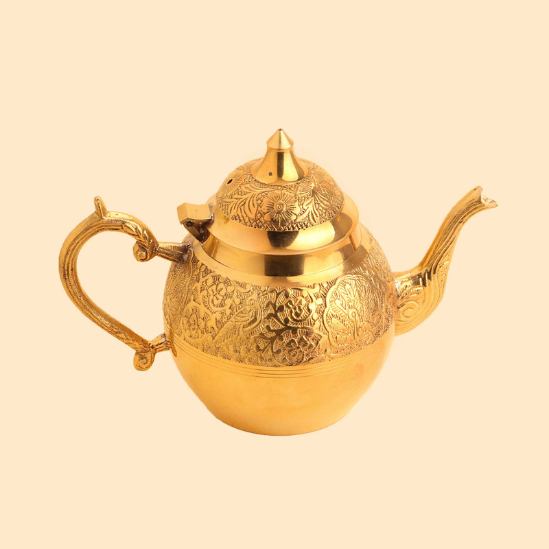 قوری برنجی مدل شیما 3346