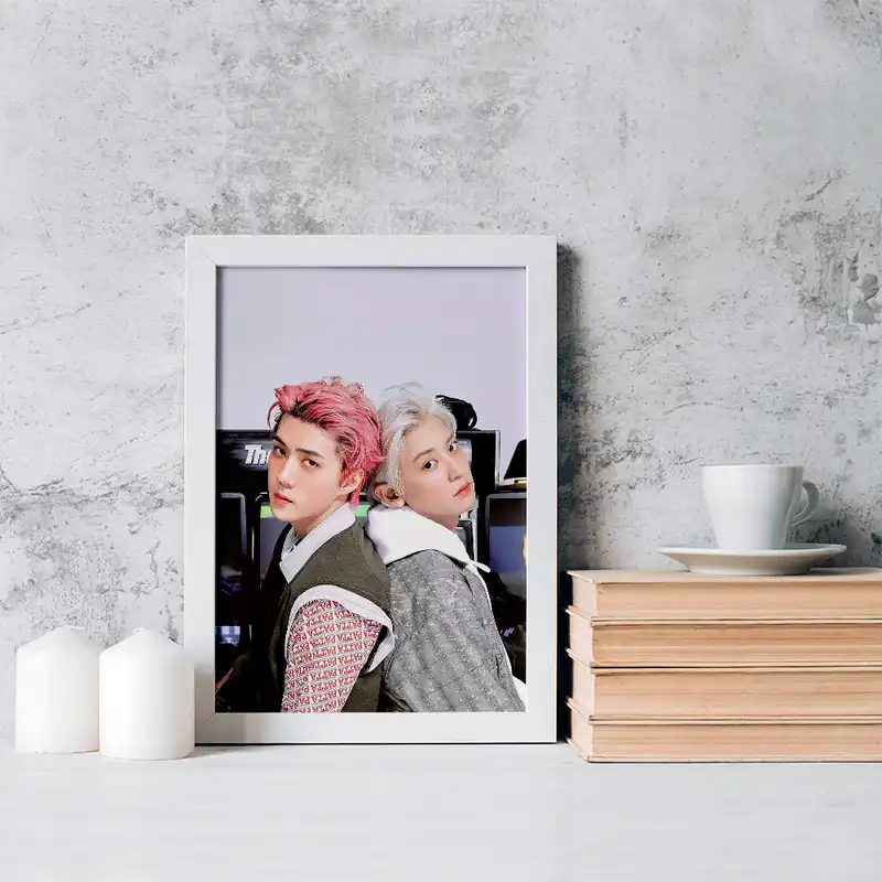 تابلو خندالو مدل چانیول و سهون گروه اکسو کد 16863