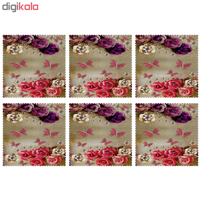 زیربشقابی مدل U1-42818 بسته 6 عددی