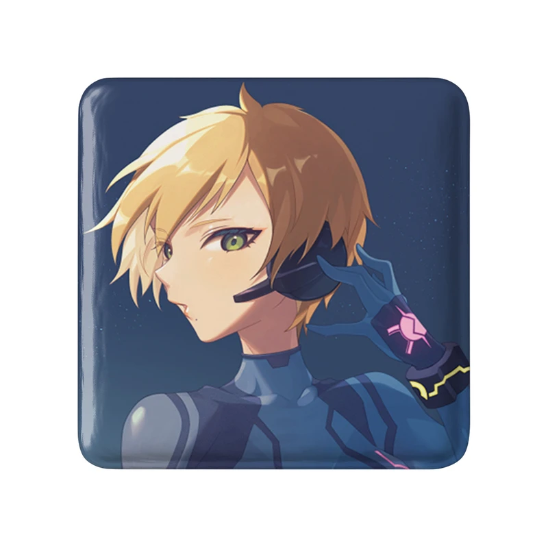 مگنت خندالو طرح بازی متروید (Metroid) مدل مربعی کد 35635