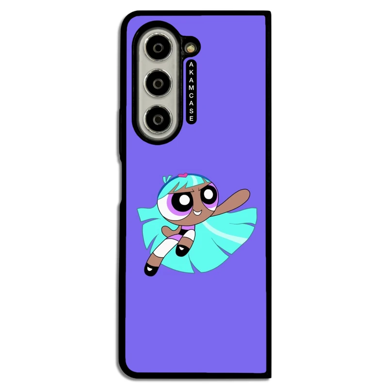 کاور آکام مدل AMCWSGZFOLD5-POWERPUFF GIRLS4 مناسب برای گوشی موبایل سامسونگ Galaxy Z Fold 5