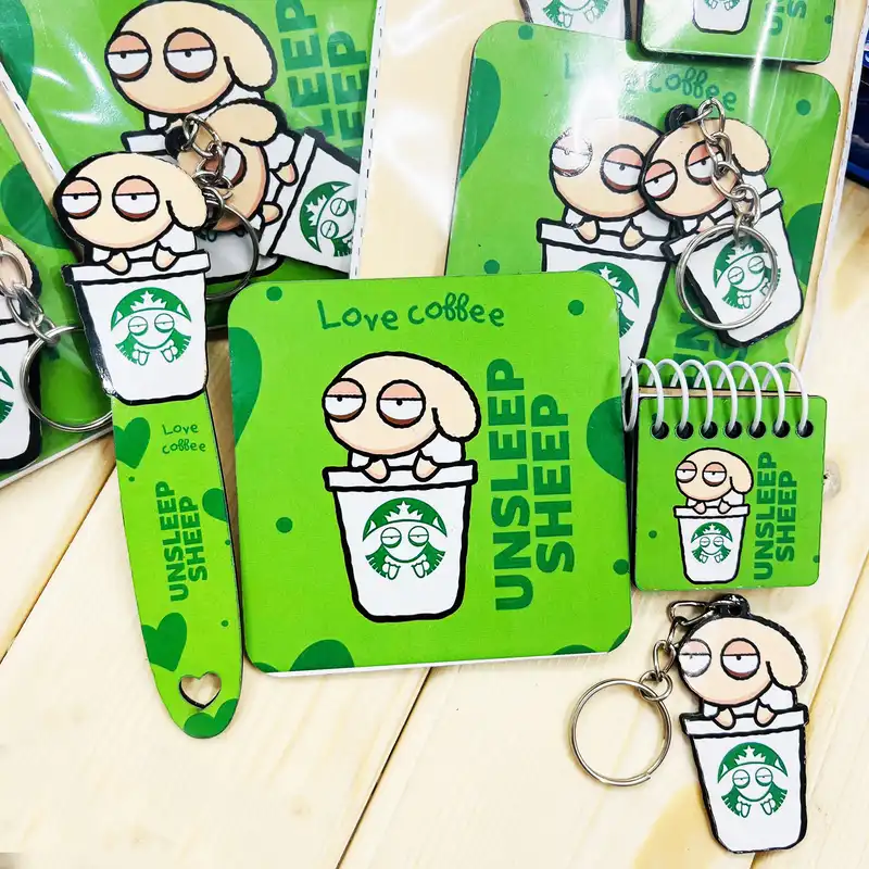 بسته لوازم تحریر مدل گوسفند مجموعه 4 عددی