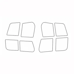 برچسب محافظ کلید فرمان مدل glas-Smal مناسب برای شاهین بسته 8 عددی