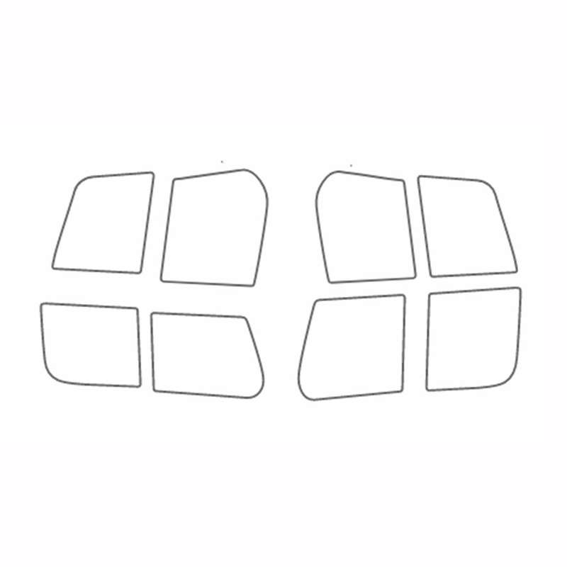 برچسب محافظ کلید فرمان مدل glas-Smal مناسب برای شاهین بسته 8 عددی