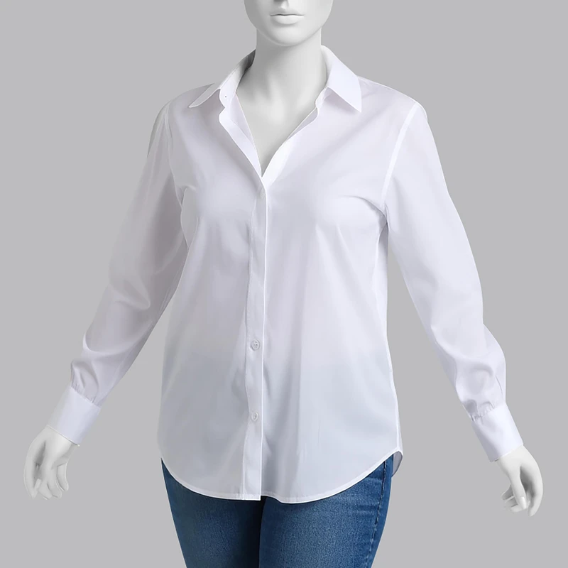 شومیز آستین بلند زنانه مدل ساده تابستانی 