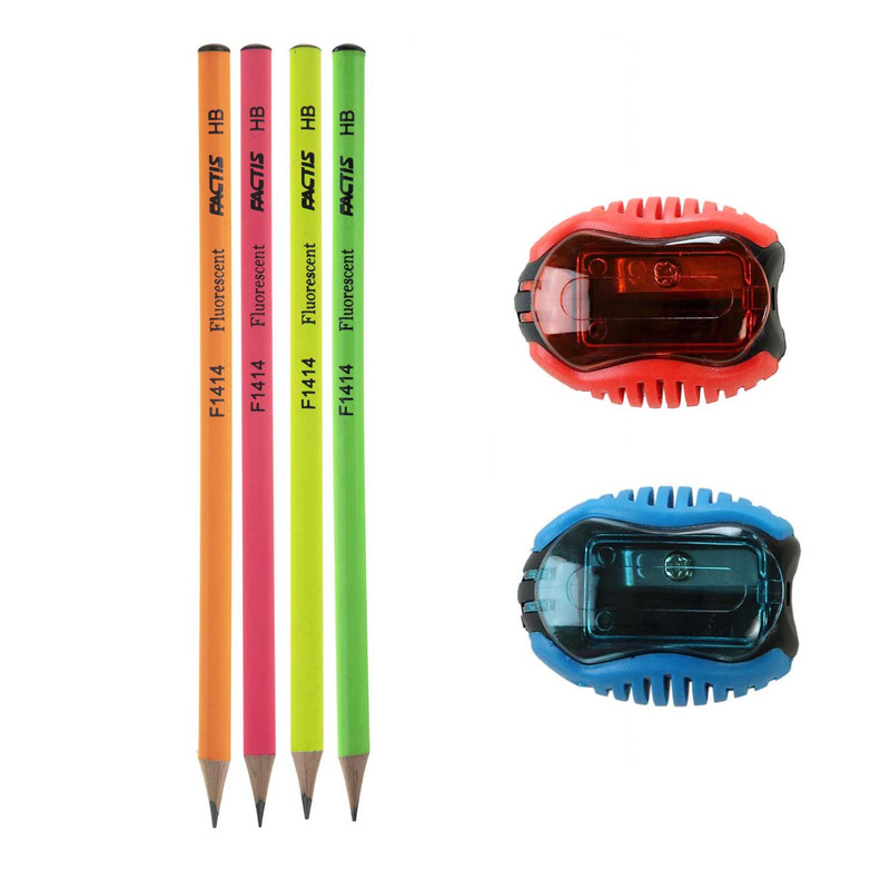 مداد فکتیس مدل F14 مجموعه 4 عددی به همراه تراش