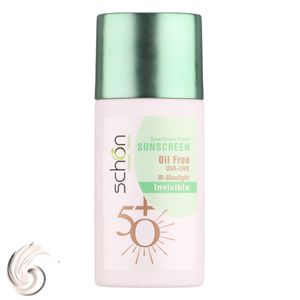 فلوئید ضد آفتاب بی رنگ شون مدل invisible محافظ UVA ،UVB و PA+++، ضد حساسیت، بدون چربی، مناسب انواع پوست‌ حجم 50 میلی لیتر