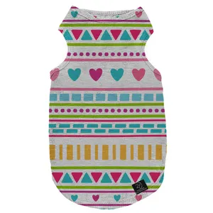 لباس سگ و گربه 27 طرح Drawing Line Shape کد MH872 سایز L