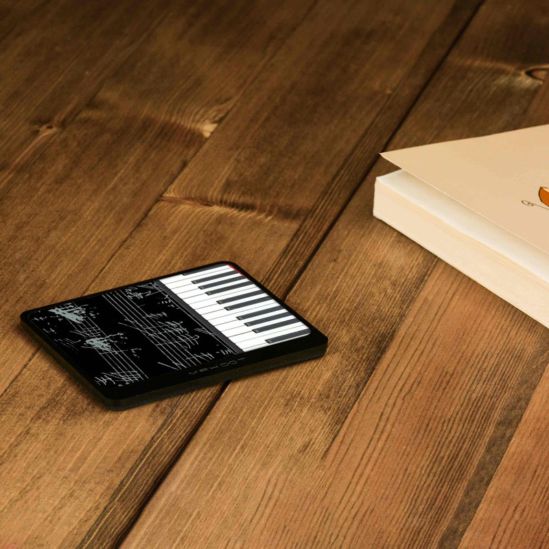 زیر لیوانی ماهوت مدل Piano-Instrument