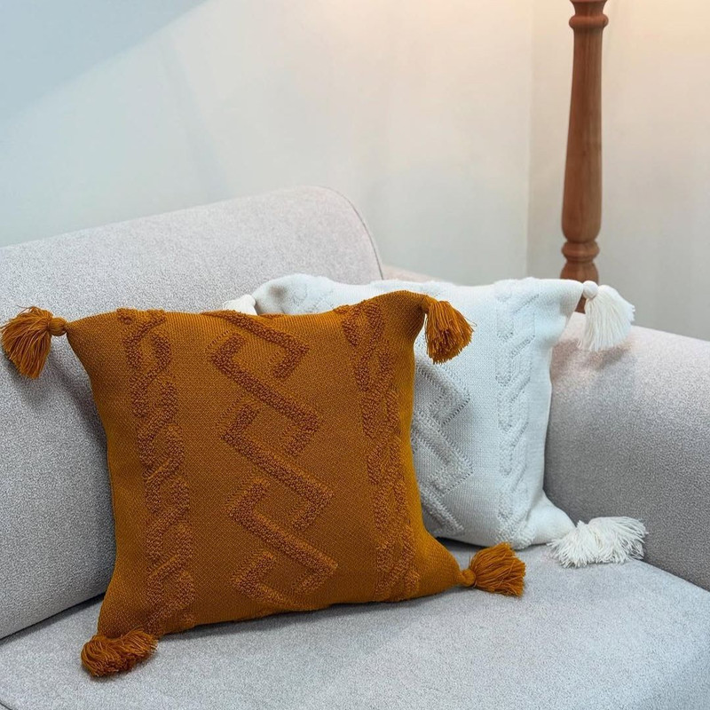 کاور کوسن مدل پانچدوزی ایران سایز 40×40 سانتی متر