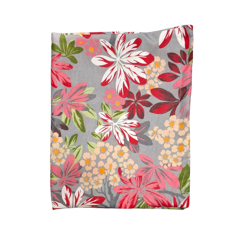 ملحفه پلی کتان مدل رویا یک نفره سایز 200x196 سانتی‌متر