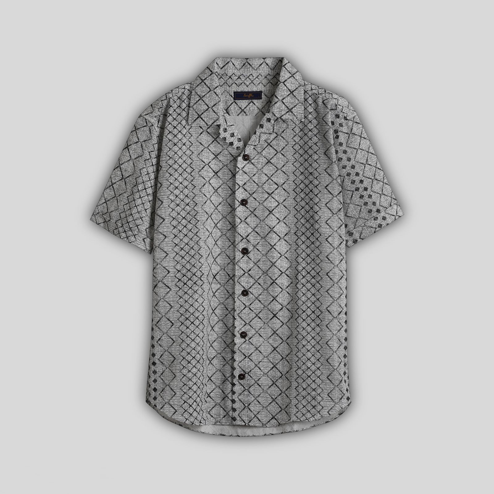 پیراهن آستین کوتاه یقه برگردان مردانه فریولی مدل 111200102 -  - 1