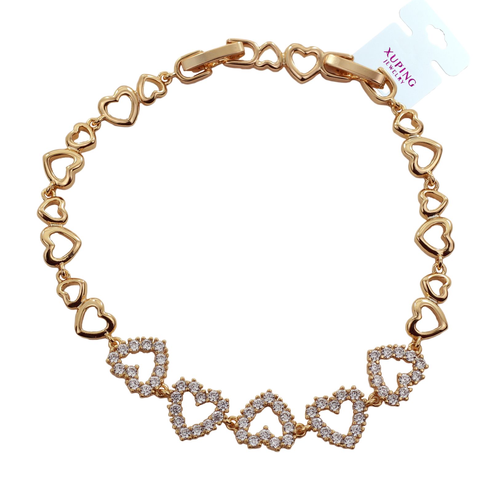 دستبند زنانه ژوپینگ مدل قلب کد AAD-62 - - 2