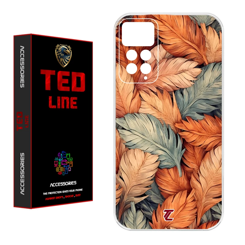 کاور تدلاین طرح برگ کد 1220 مناسب برای گوشی موبایل شیائومی Redmi Note 11 Pro 4G / Note 12 Pro 4G