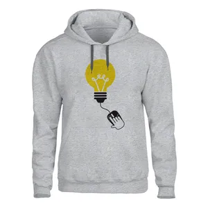 هودی مردانه مدل ایده کدZ48 رنگ طوسی