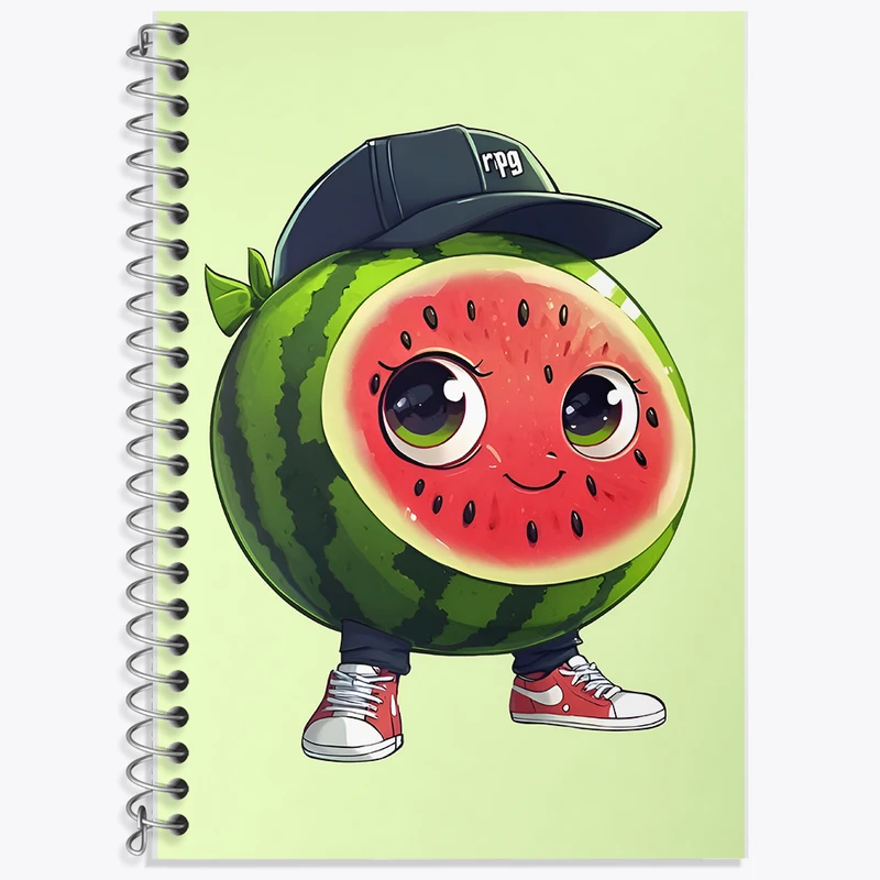 دفتر نت موسیقی 50 برگ خندالو طرح هندوانه شب یلدا کد F7605