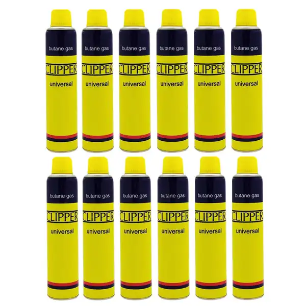 گاز فندک کلیپر مدل M03 حجم 300 میلی لیتر بسته 12 عددی