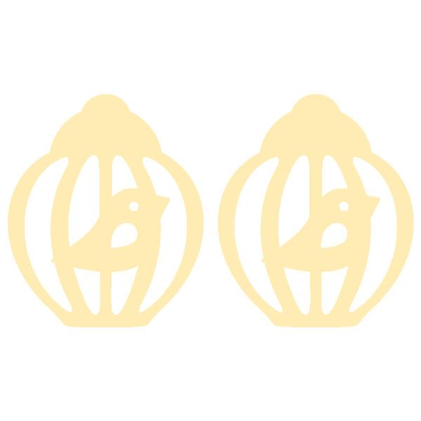 گوشواره طلا 18 عیار زنانه عدنان مدل AL66