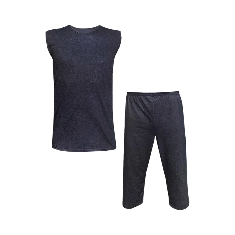 ست تاپ و شلوارک راحتی مردانه مدل ساده کد 1564