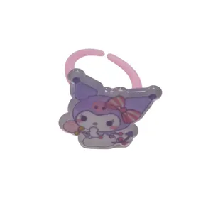 انگشتر دخترانه مدل کرومی شفاف کیوت کد VENUS-ANKUROMI33