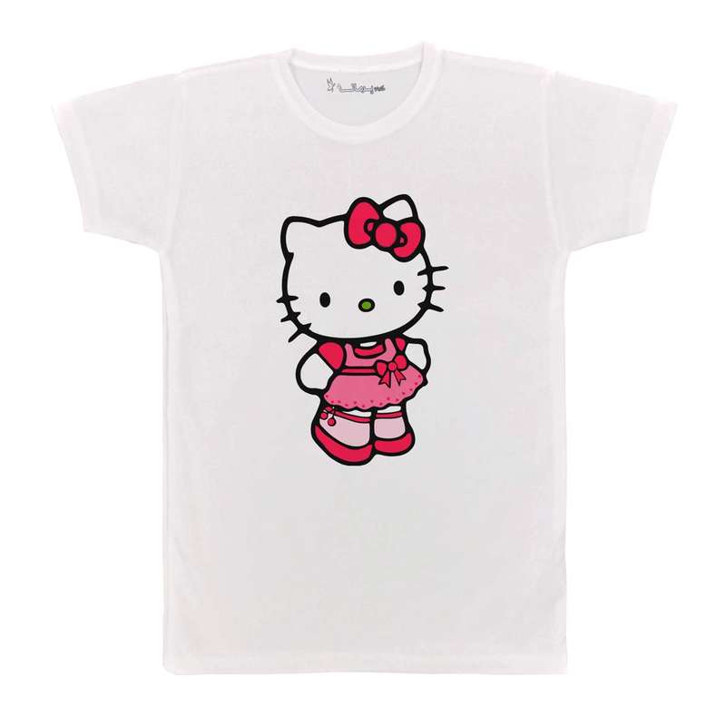 تی شرت بچگانه پرمانه طرح Kitty کد pmt.2382