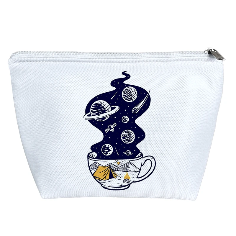 کیف لوازم آرایش دخترانه خندالو مدل فضایی و نجوم کد 6173