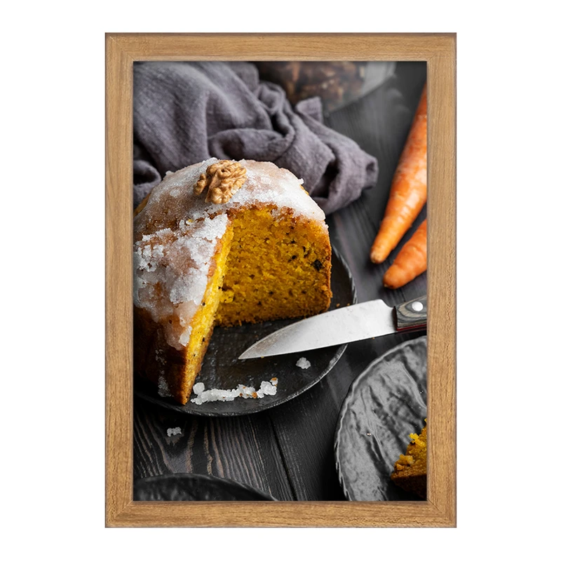 تابلو خندالو مدل کیک هویج کد F1841