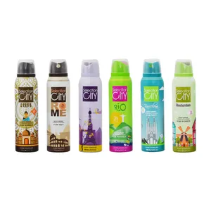اسپری خوشبو کننده بدن سلکشن سیتی مدل S2 حجم 150 میلی لیتر مجموعه 6 عددی