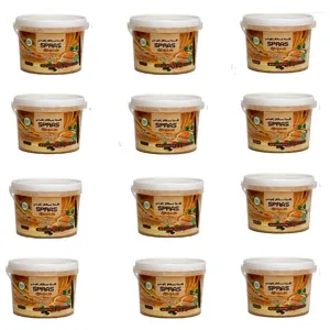 کره بادام زمینی رژیمی کرانچی اسپراس - 500 گرم بسته 12 عددی