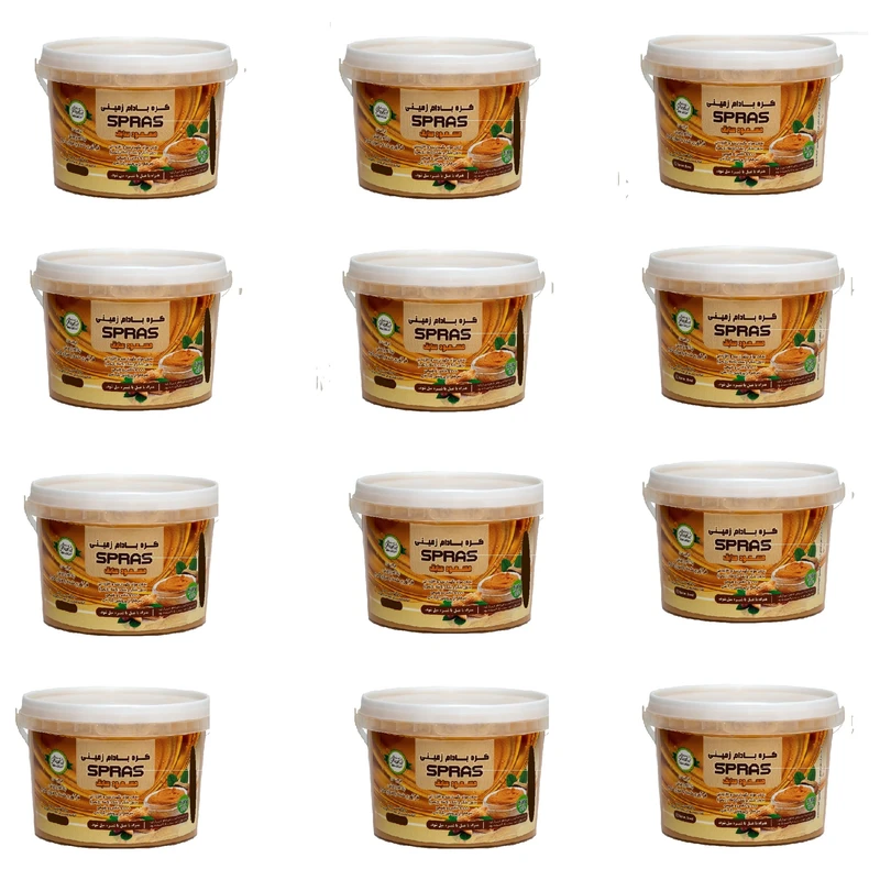 کره بادام زمینی رژیمی ساده اسپراس - 500 گرم بسته 12 عددی