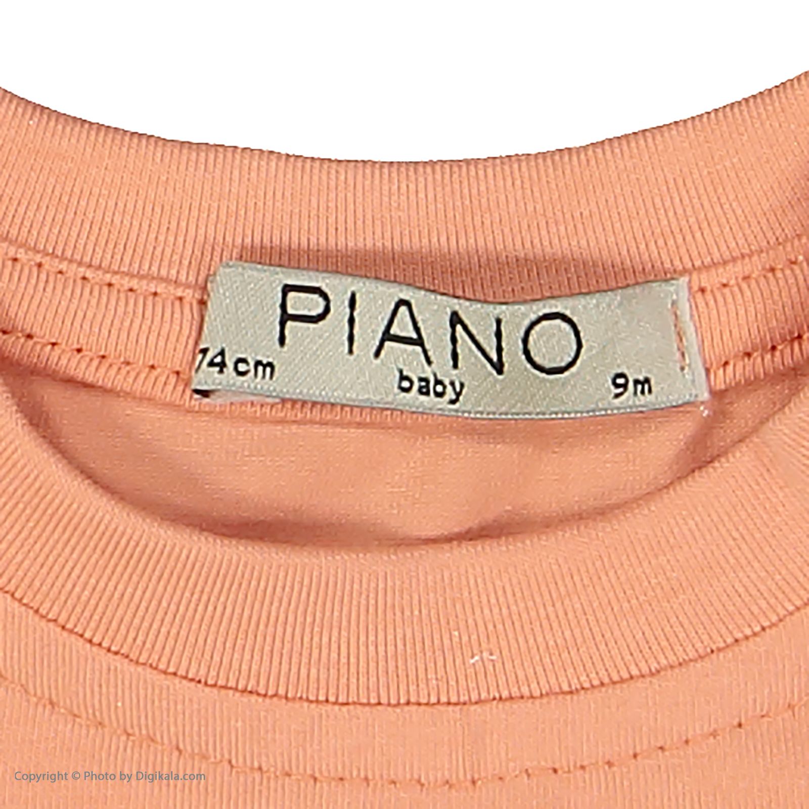تی شرت نوزادی پسرانه پیانو مدل 01512-23 -  - 5