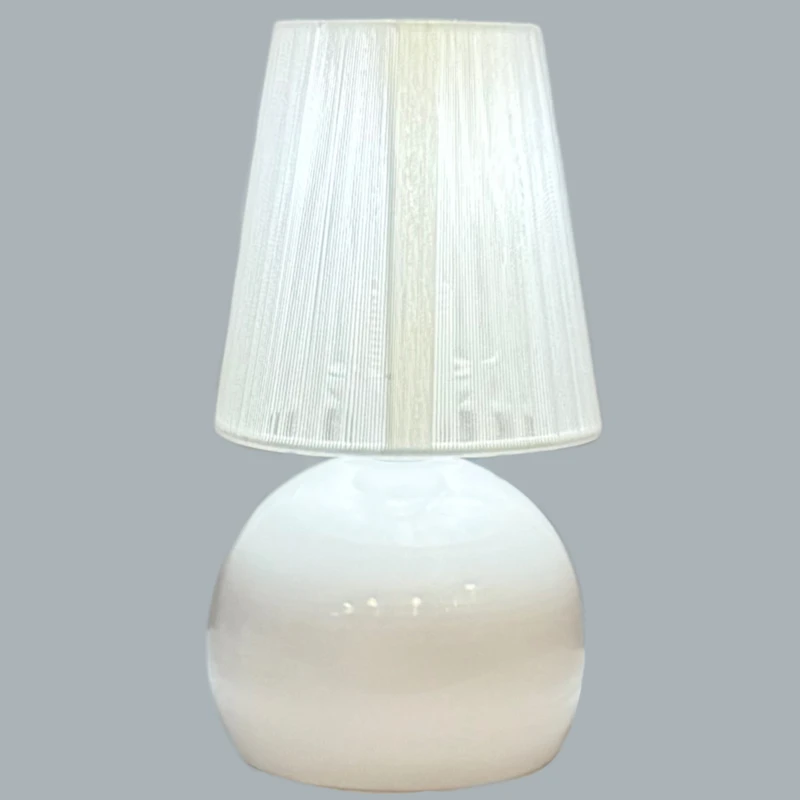 آباژور رومیزی نورهام مدل مکرومه نخی NHM-NAHAL-MKR15