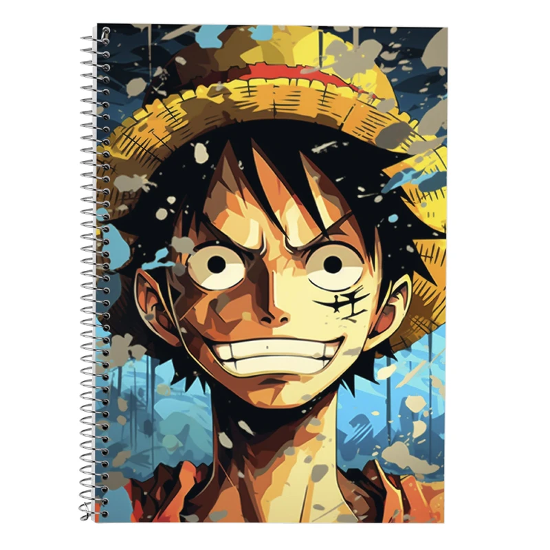 دفتر زبان 50 برگ مدوپد مدل دوخط طرح وان پیس One Piece کد DF10688