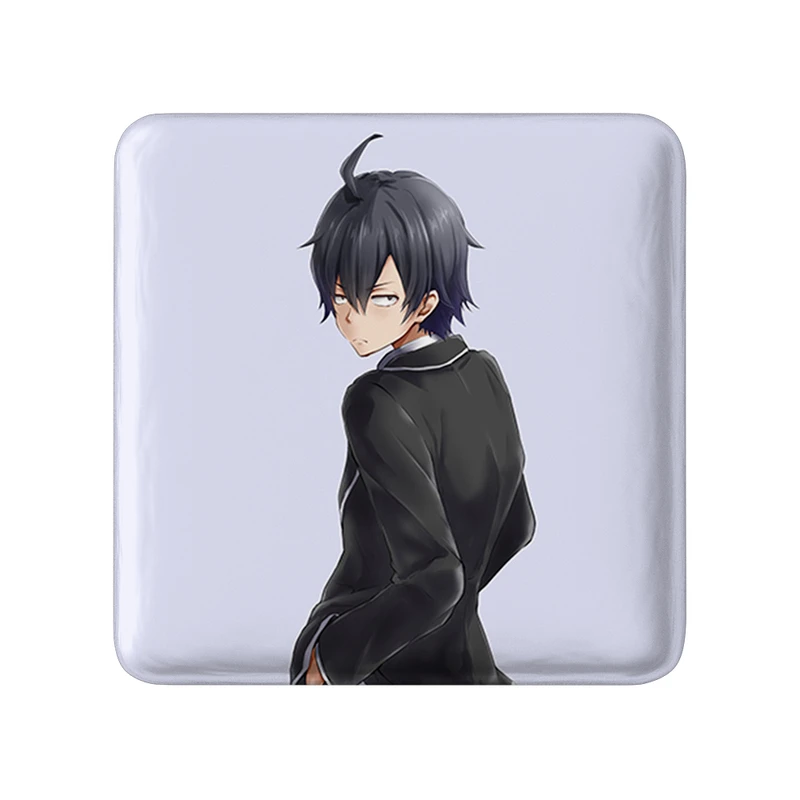 مگنت خندالو طرح هاچیمان انیمه جوانی کمدی رومانتیک من مدل مربعی کد 32520