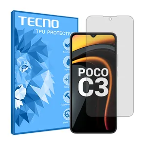 Tecno HyGEL model transparent screen protector suitable for Xiaomi Poco C3 mobile phone