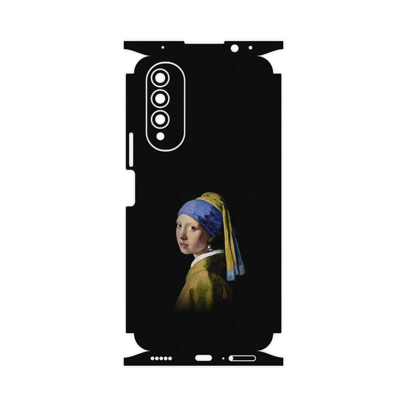 برچسب پوششی ماهوت مدل Girl with a Pearl Earring of Vermeer-FullSkin مناسب برای گوشی موبایل ویکو T50
