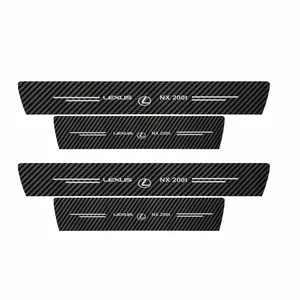 برچسب پارکابی خودرو سولگی مدل کربن کد J46 مناسب برای لکسوس NX200T بسته 4 عددی