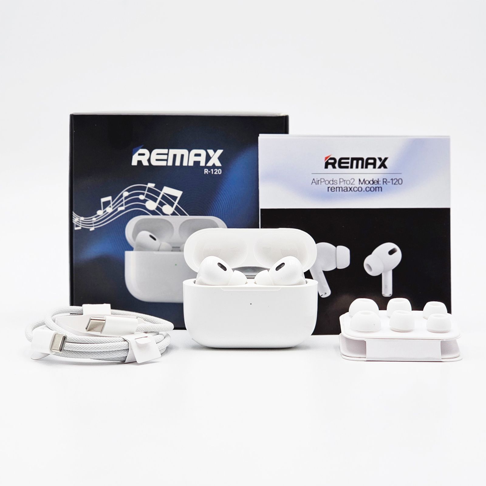 هدفون بلوتوثی ریمکس مدل  AirPods Pro 2nd Type-C -  - 6