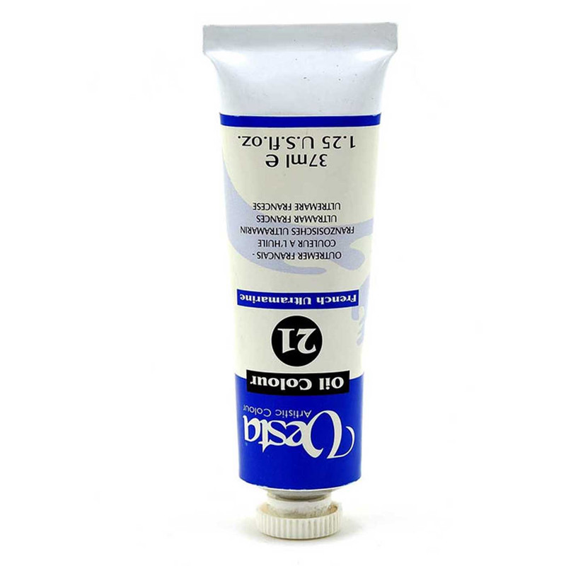 رنگ روغن وستا مدل French Ultramarine 21 حجم 37 میلی لیتر رنگ روغن وستا مدل French Ultramarine 21 حجم 37 میلی لیتر