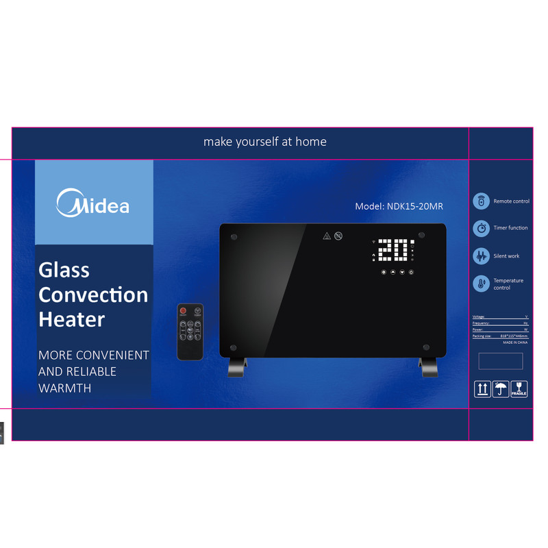 شوفاژ برقی بدون پره مایدیا مدل NDK15-20MR