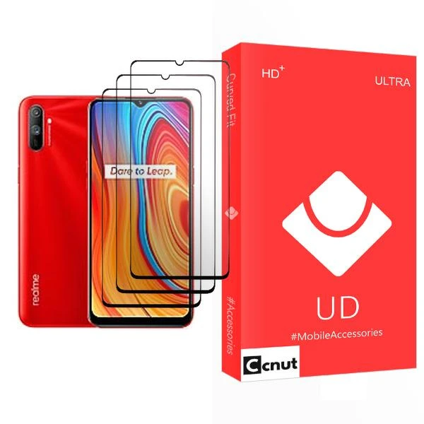 محافظ صفحه نمایش کوکونات مدل UD Ultra MIX003 مناسب برای گوشی موبایل ریلمی C3 بسته سه عددی
